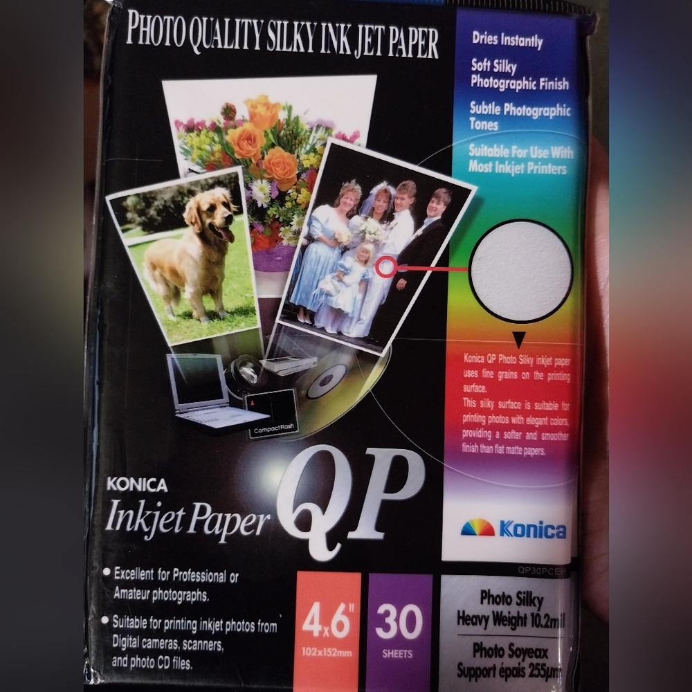 Konica 4x6 Photo Silky 30 Sheets